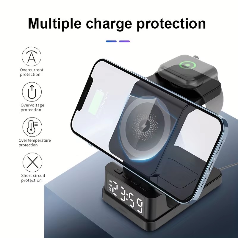Smartwatch X12 - 4 In 1 Magnetic Wireless Charger