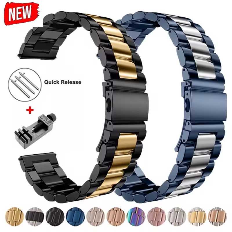 Motorola Smartwatch Accessories - 22mm 20mm Metal Band for Samsung