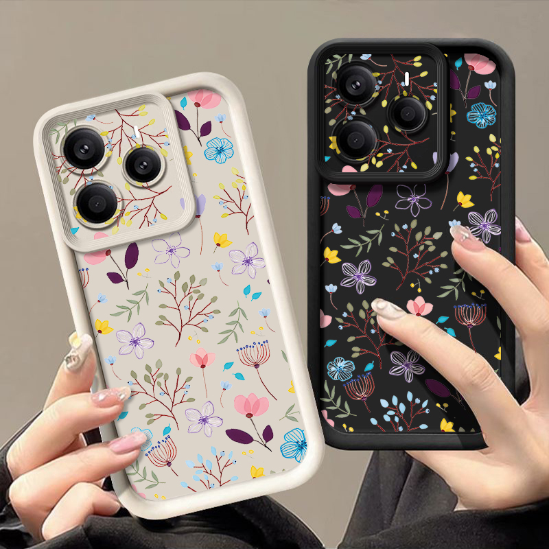 Small Flower Pattern Phone Cas - Xiaomi Redmi Note 13 ulasan dan harga