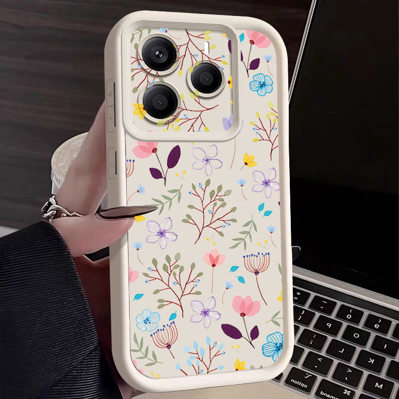 Small Flower Pattern Phone Cas - Xiaomi Redmi Note 13 ulasan dan harga