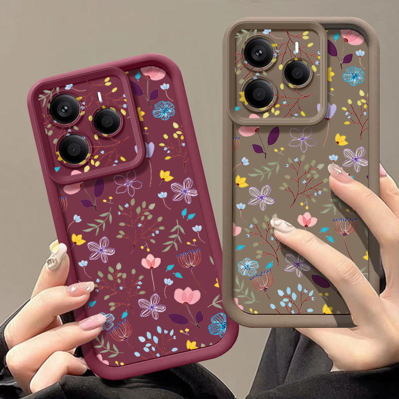 Small Flower Pattern Phone Cas - Xiaomi Redmi Note 13 ulasan dan harga