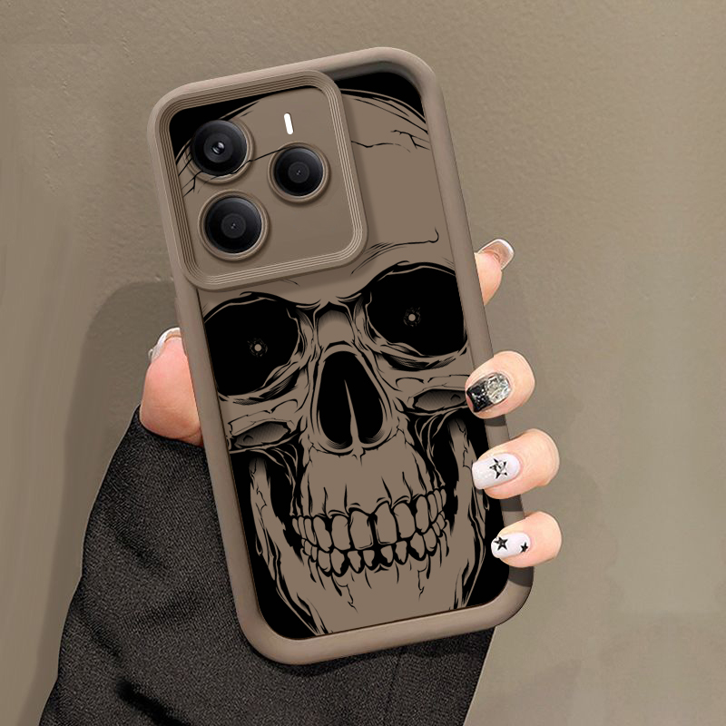 Cool Black Skull Print Phone C - Xiaomi Redmi Note 13 ulasan dan harga