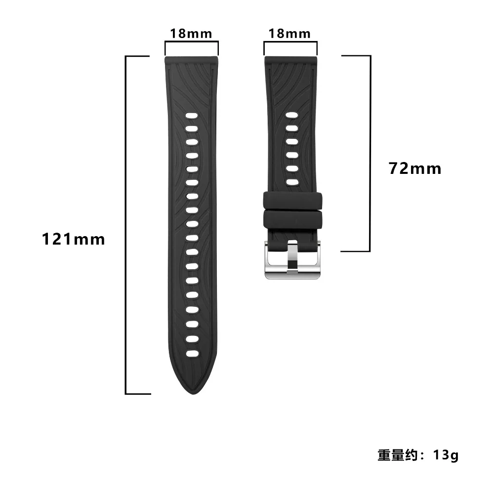 18mm Silicone Strap For Huawei - Titan Smartwatch Accessories ulasan dan harga