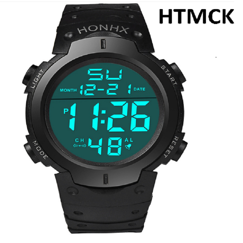 Men LED Digital Sports Watch,  - Rugged Sport Strap ulasan dan harga