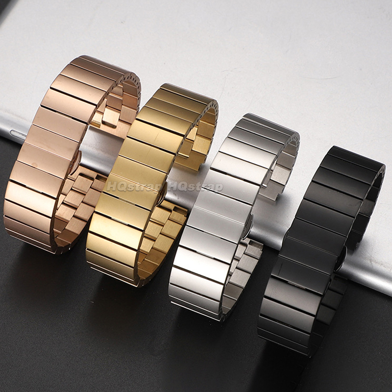 Solid Stainless Steel Watch Ba - Motorola Smartwatch Accessories ulasan dan harga