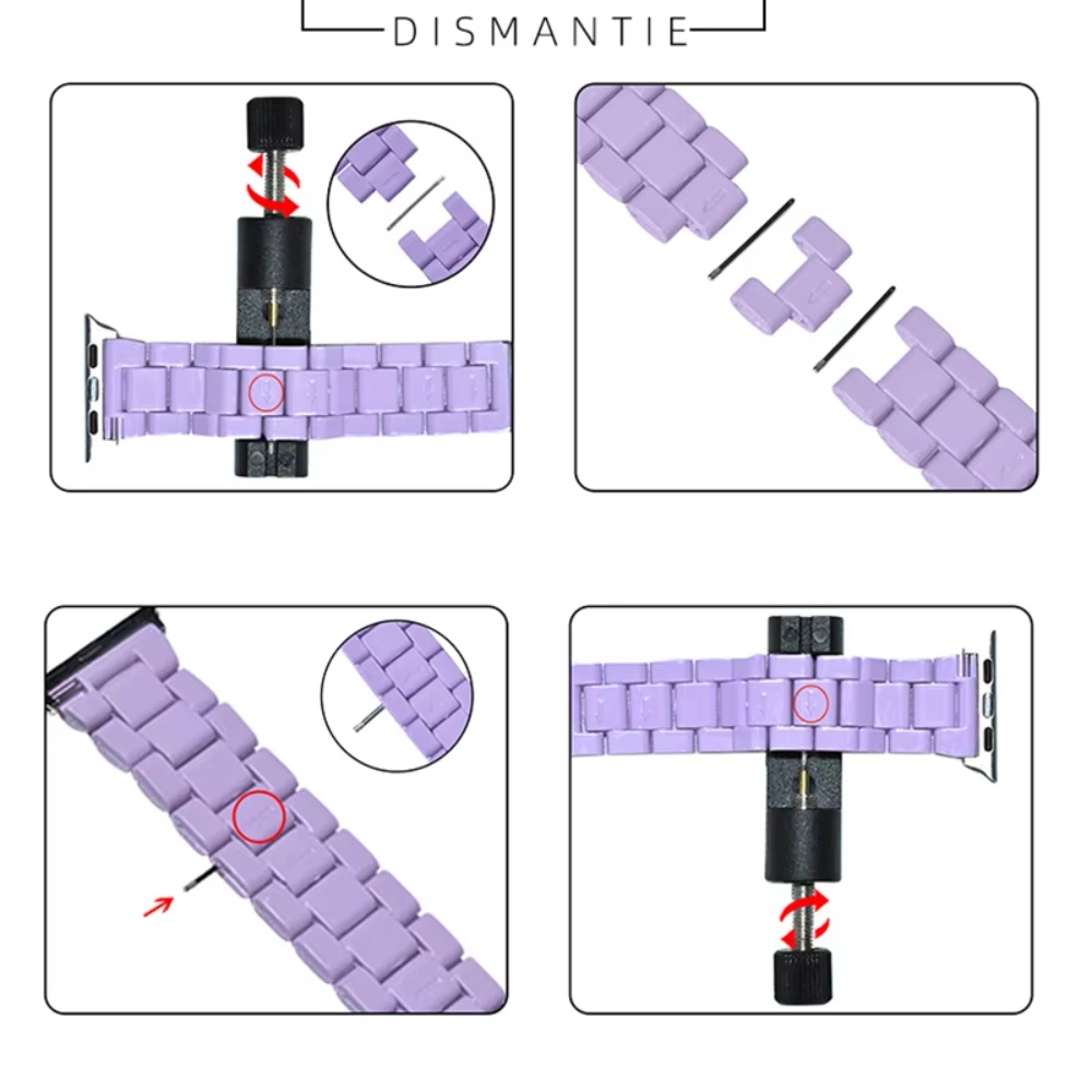 Clear Resin Three-Link Band wi - Titan Smartwatch Accessories ulasan dan harga
