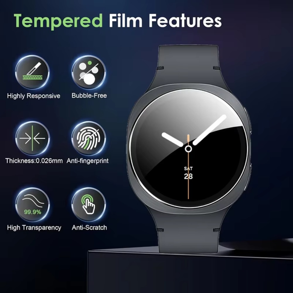 Quick Pasting Tempered Glass F - Samsung Smartwatch Accessories ulasan dan harga