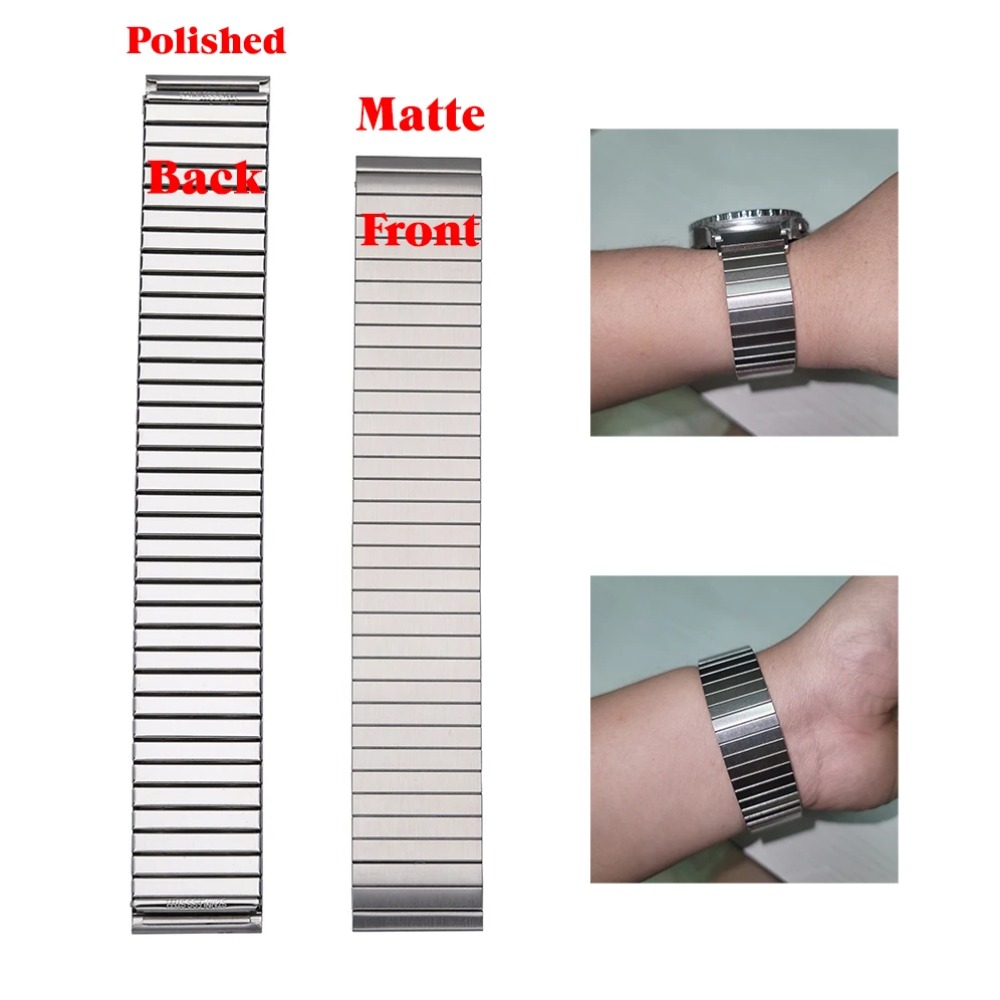 Stainless Steel Elastic Stretc - Motorola Smartwatch Accessories ulasan dan harga