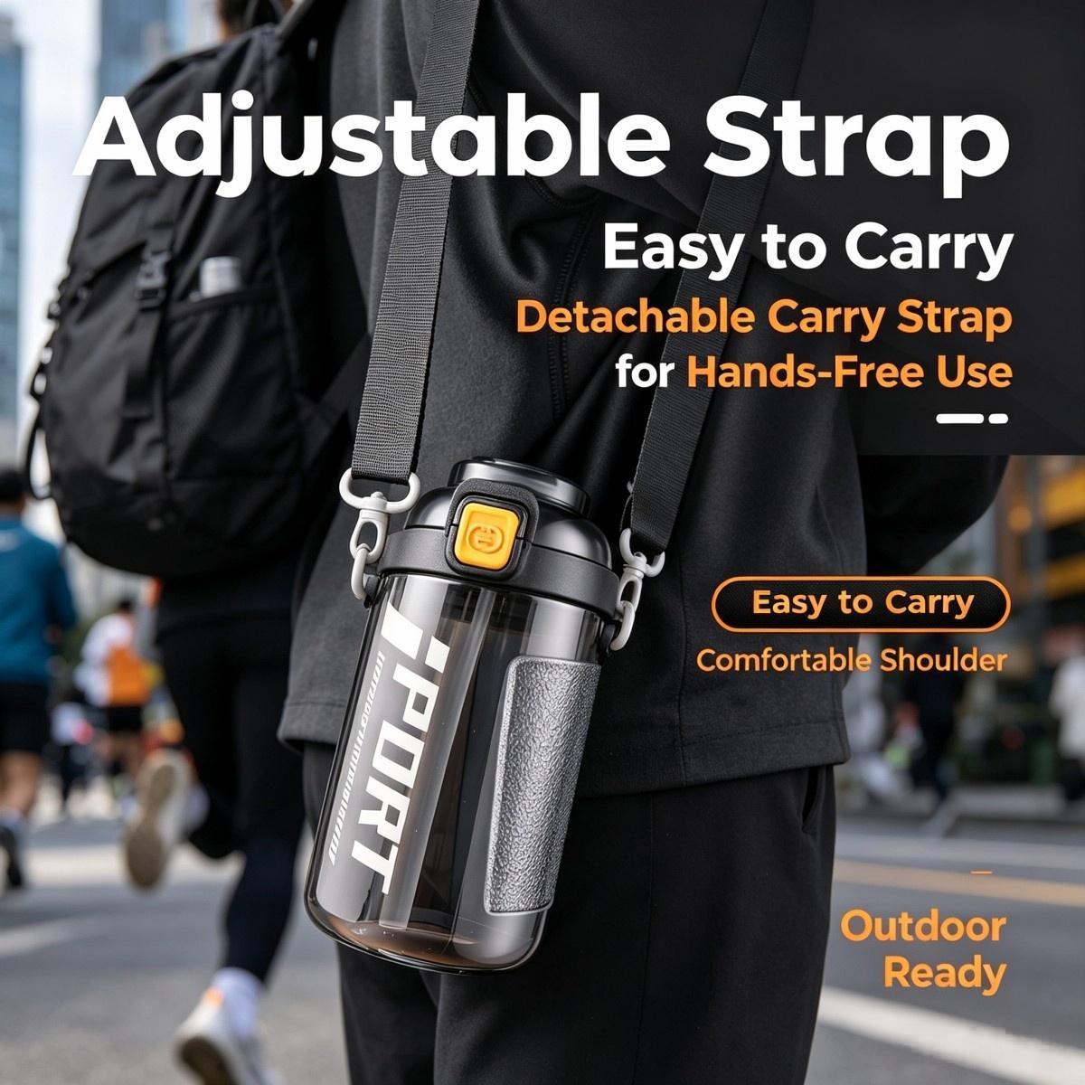 1000ml Large‑Capacity Sports W - Rugged Sport Strap ulasan dan harga
