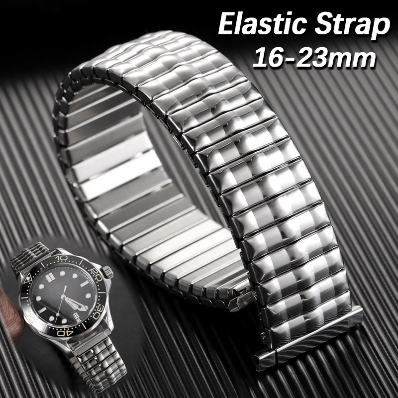 Stretch Elastic Stainless Stee - Motorola Smartwatch Accessories ulasan dan harga