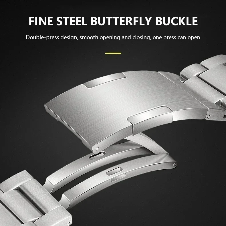 Titanium alloy Metal Strap for - Motorola Smartwatch Accessories ulasan dan harga