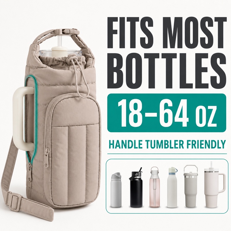 Puffer Water Bottle Carrier Ba - Rugged Sport Strap ulasan dan harga