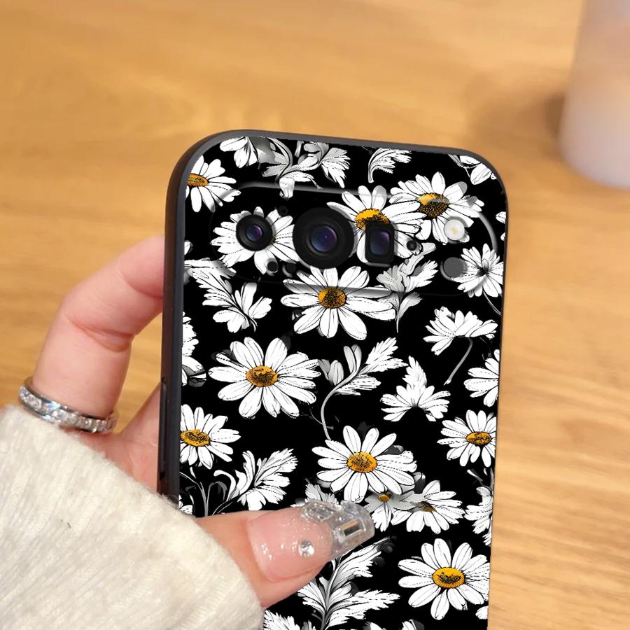 Monochrome Daisy Funda Phone C - Google Pixel 9 ulasan dan harga