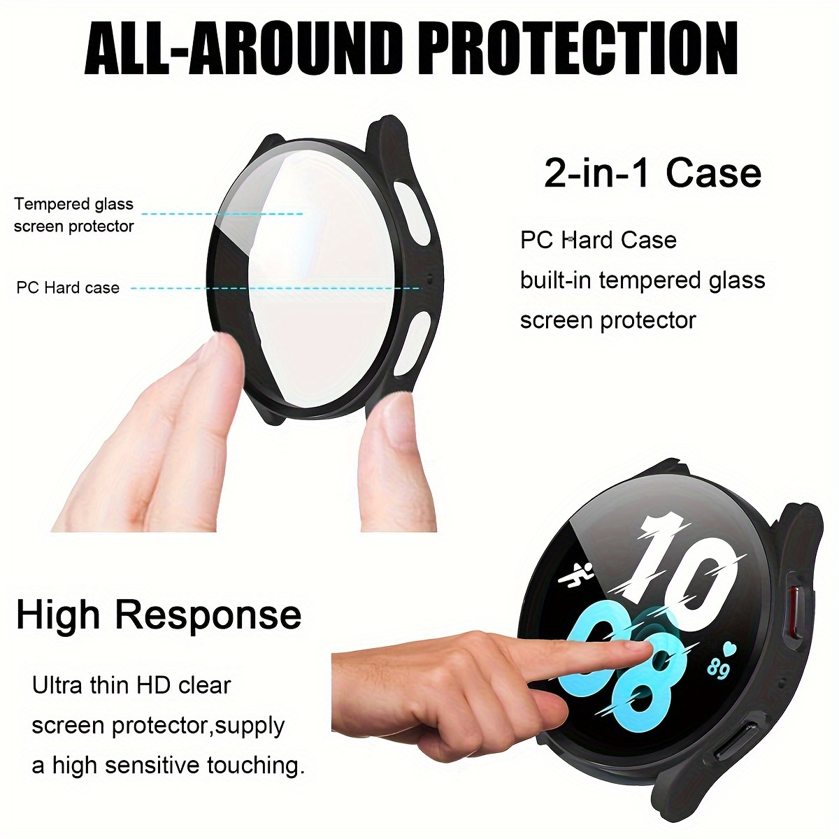 PC Case for Samsung Galaxy Wat - Samsung Smartwatch Accessories ulasan dan harga