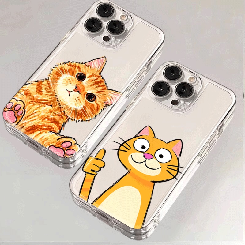 Cute Cartoon Orange Cat Phone  - Xiaomi Redmi Note 13 ulasan dan harga