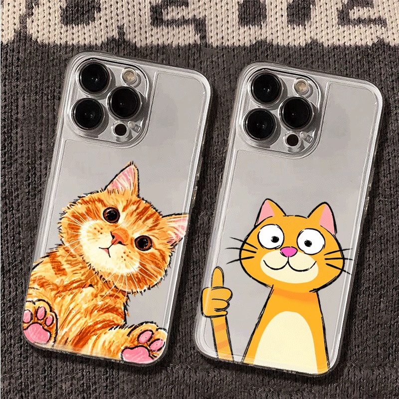 Cute Cartoon Orange Cat Phone  - Xiaomi Redmi Note 13 ulasan dan harga