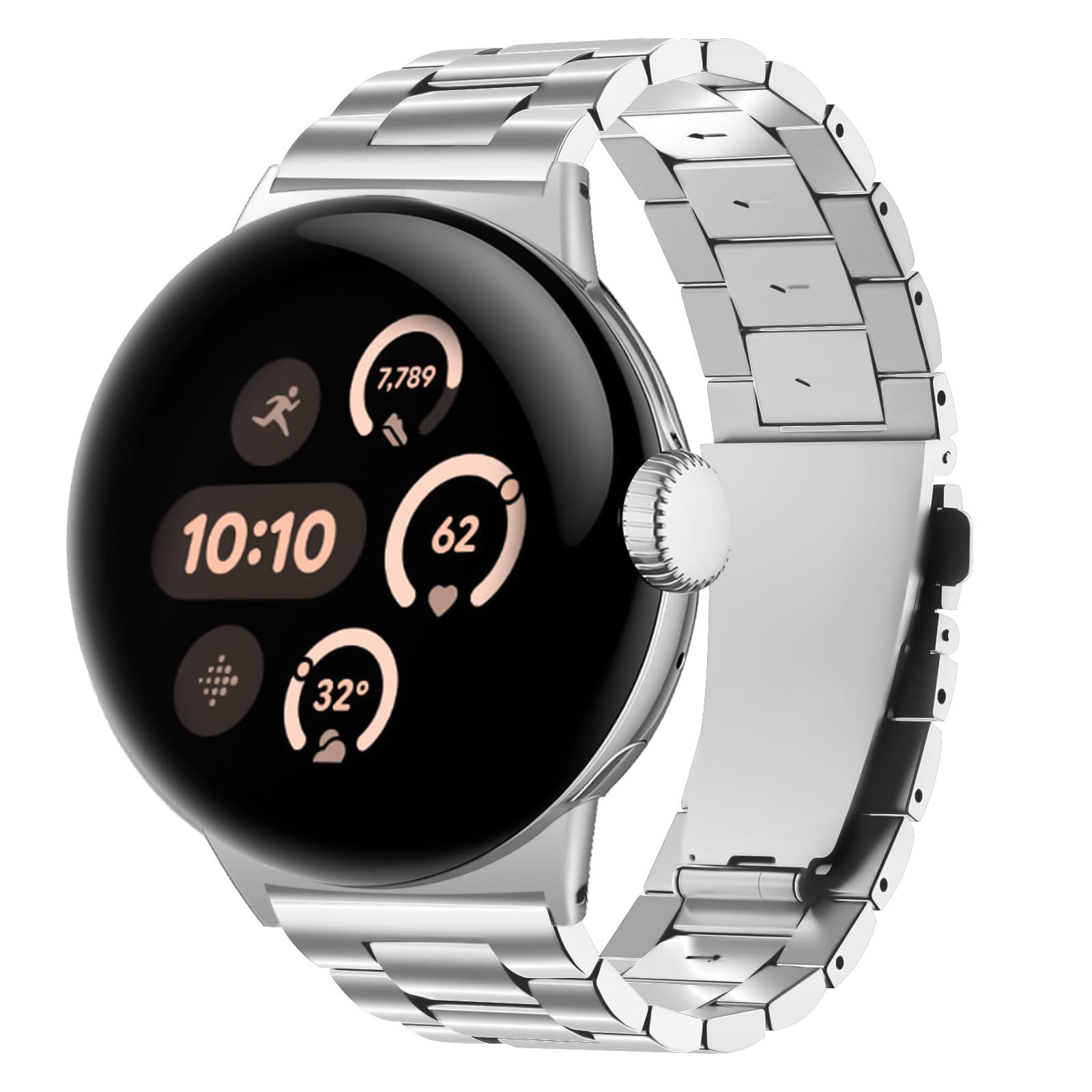 Stainless Steel Watch Strap Su - Motorola Smartwatch Accessories ulasan dan harga