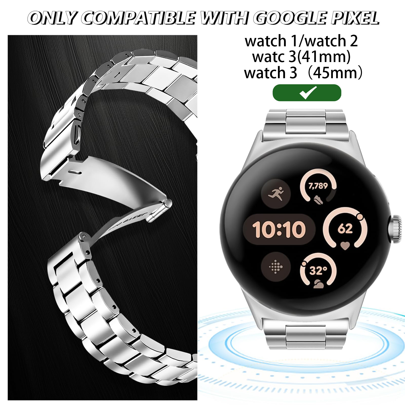 Stainless Steel Watch Strap Su - Motorola Smartwatch Accessories ulasan dan harga